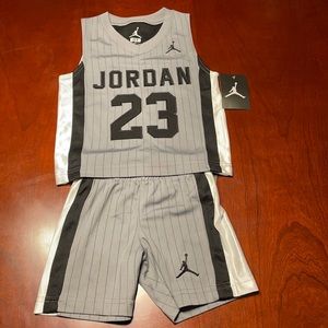 Jordan top and shorts size 2T